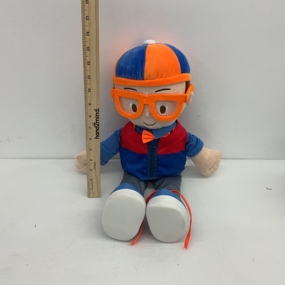 Blippi | Toys | Blippi Blue Orange Stuffed Animal Cartoon Toy Doll ...